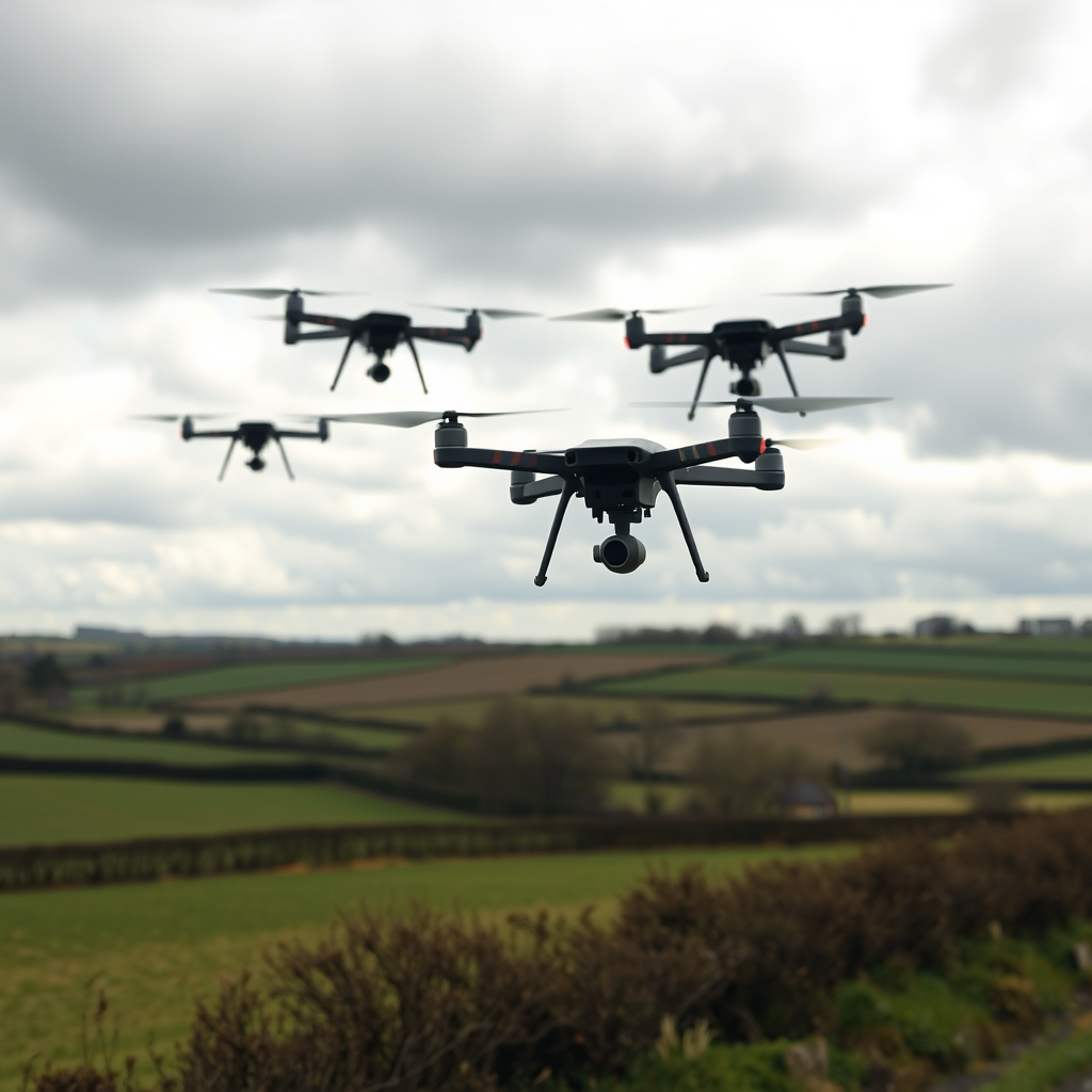 British Town Hosts Experimental Military Drone Trials